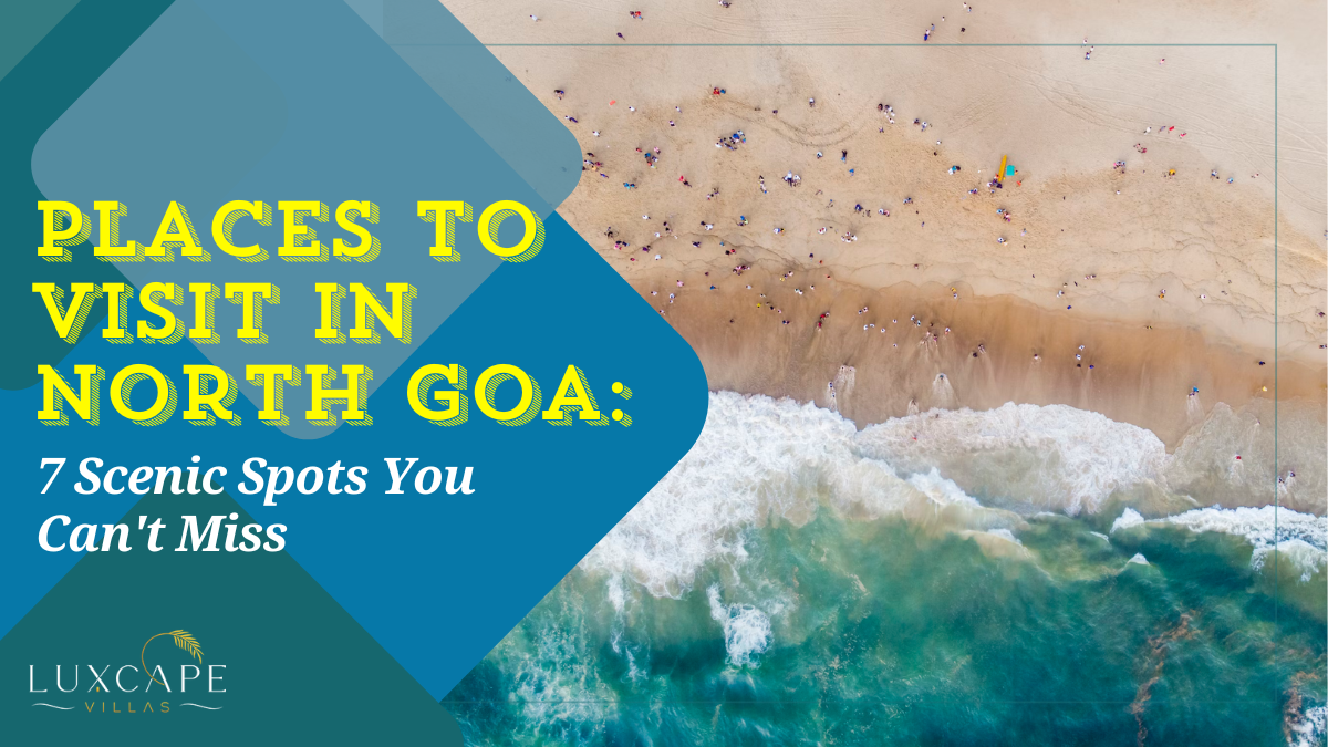 North Goa Scenic Beauty of Beach in Birds Eye - Luxcape Villas